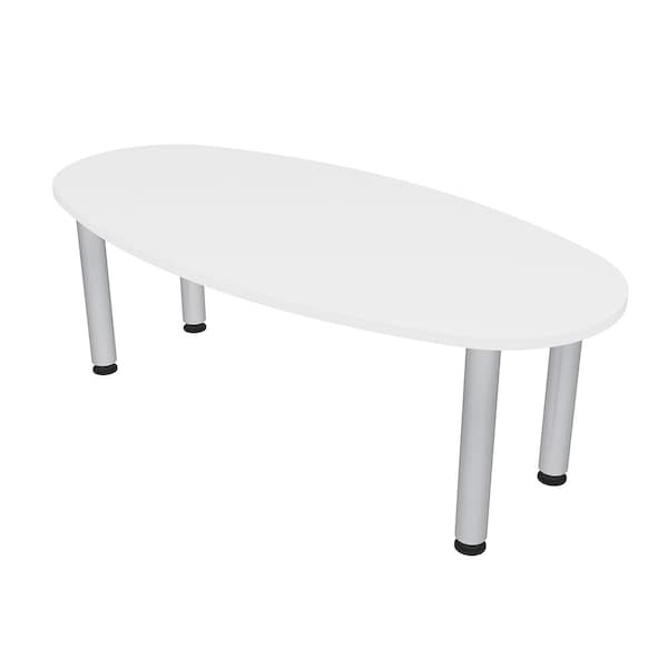 Skutchi Designs 33.5 in W, 69.5 in L, 29 in H, Engineered Wood Top, White HAR-BOVL-34X70-PT-09 - main